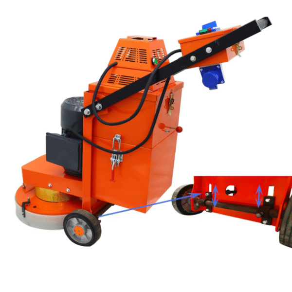 Electric Concrete Floor Grinding Polishing Machine Sander for Epoxy Ground with Dust Collector Restore Old Ground 220V